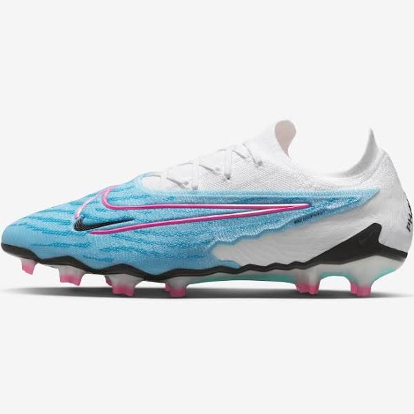Nike Phantom GX Elite FG Firm Ground Soccer Cleats Blue/Pink/White/Black - Size 4.5