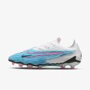 Nike Phantom GX Elite FG Firm Ground Soccer Cleats Blue/Pink/White/Black - Size 5.5