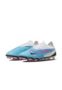 Nike Phantom GX Elite FG Firm Ground Soccer Cleats Blue/Pink/White/Black - Size 5.5