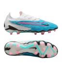 Nike Phantom GX Elite FG Firm Ground Soccer Cleats Blue/Pink/White/Black - Size 5.5