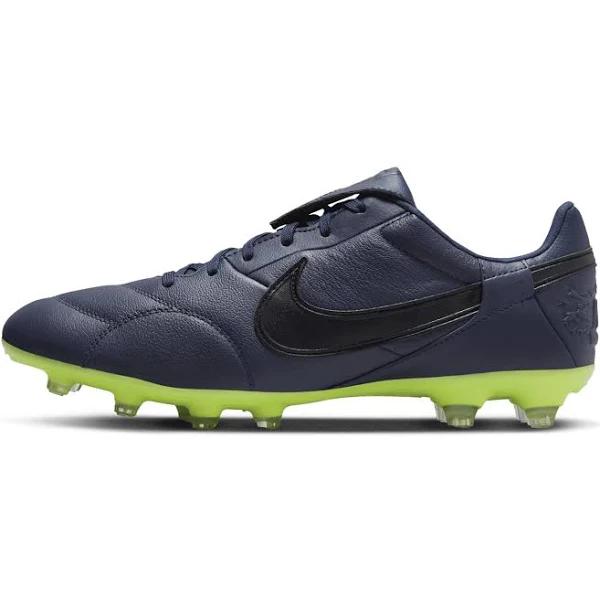 Nike Premier 3 Firm Ground Football Boots - Blackened BLUE/BLACK-VOLT - 6 | INTERSPORT