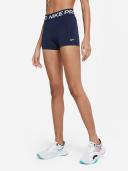Nike Pro 3 Inch Shorts - Blue