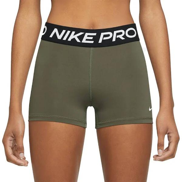 Nike Pro Women's 8cm (approx.) Shorts - 50% Recycled Polyester - Green