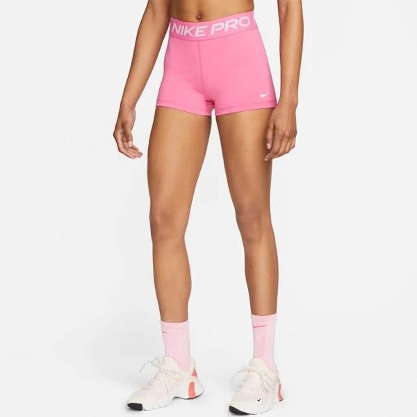 Nike Pro 3 Inch Shorts - Pink - Womens