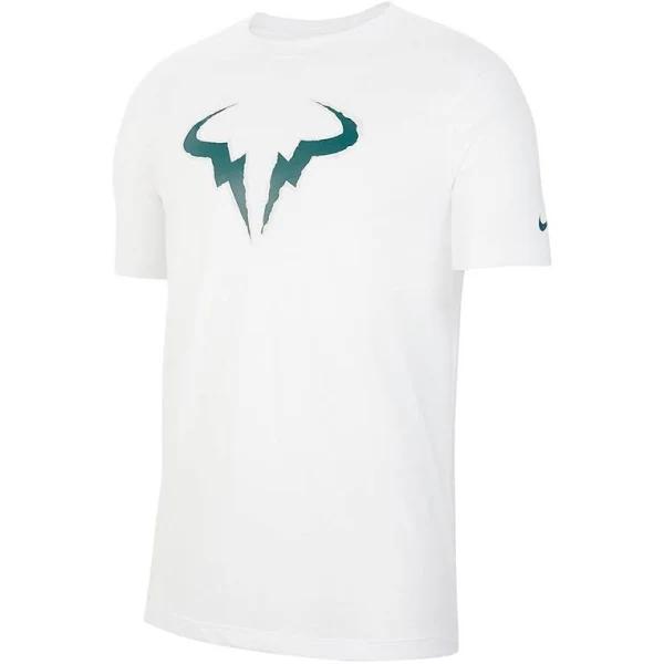 Nike Rafa Tee - White/Lucid Green, XS