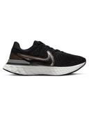 Nike Women's React Infinity 3 Running Shoes, Size 6.5, Black/Silver