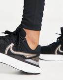 Nike Women's React Infinity 3 Running Shoes, Size 6.5, Black/Silver