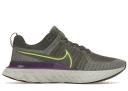 Nike React Infinity Run Flyknit 2 Grey Volt Wild Berry