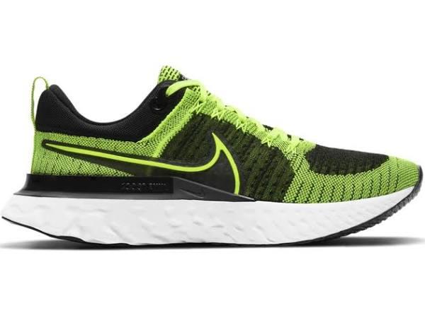 Nike React Infinity Run Flyknit 2 Volt Black