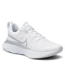 Nike React Infinity Run Flyknit 2 White Women's Running Shoes, Size: 6.5