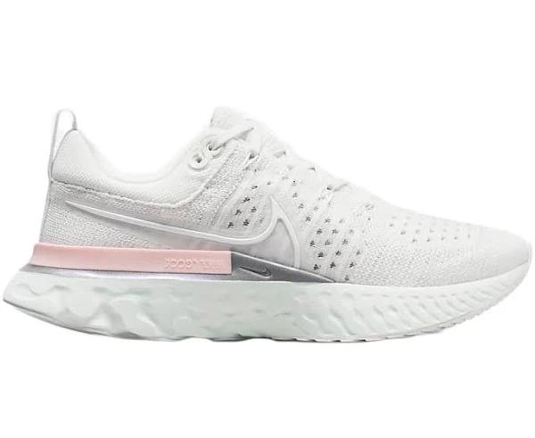 Nike React Infinity Run Flyknit 2 White Women's Running Shoes, Size: 6.5