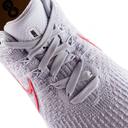 Nike React Infinity Run Flyknit 3 'Grey Bright Crimson' Sneakers | Women's Size 7.5
