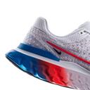 Nike React Infinity Run Flyknit 3 'Grey Bright Crimson' Sneakers | Women's Size 7.5