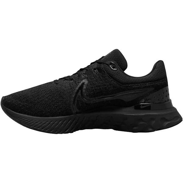 Nike React Infinity Run Flyknit 3 Men's Road Running Shoes - Black