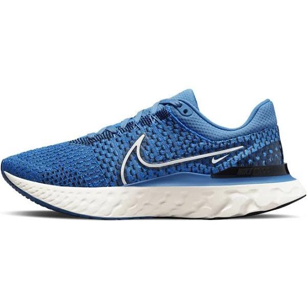 Nike React Infinity Run Flyknit 3 Men's Road Running Shoes - Blue
