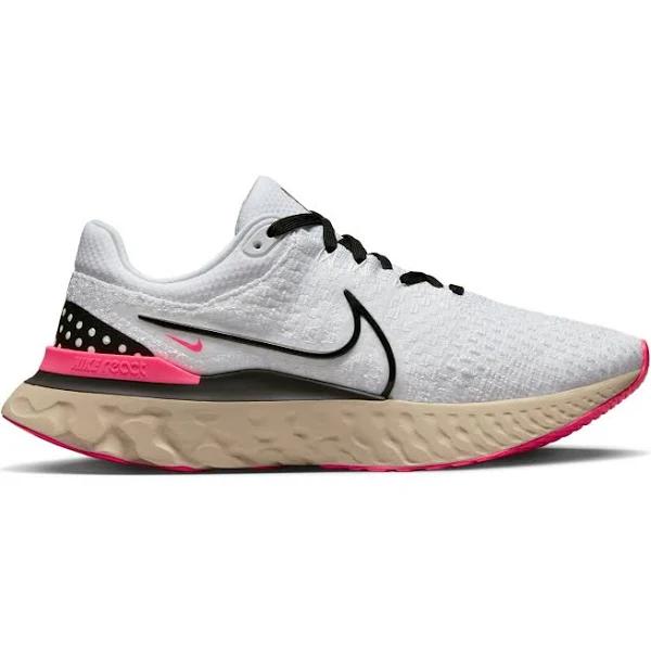 Nike React Infinity Run Flyknit 3 Shoes - Size 15 - Black/Grey fog/white/dark Smok