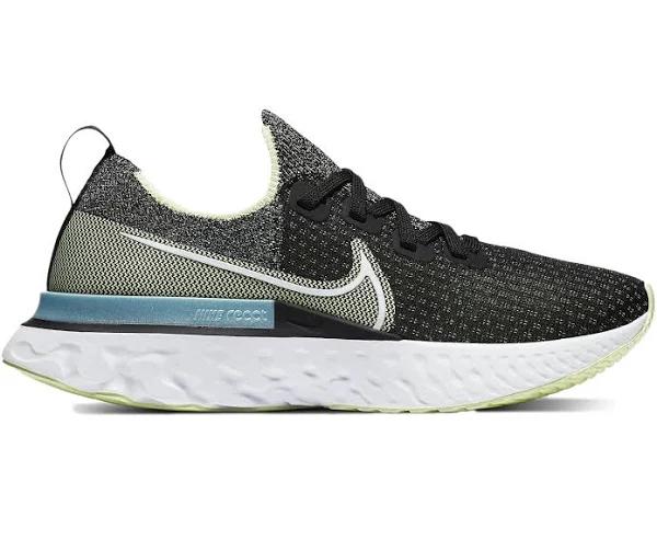 Nike React Infinity Run Flyknit Black Grey Green (Women's)