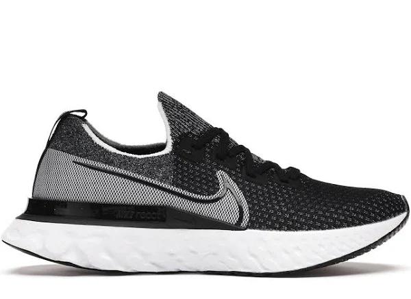 Nike React Infinity Run Flyknit Black White