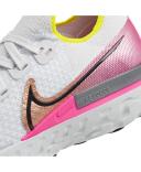 Nike React Infinity Run Flyknit Platinum Tint/Black-Pink Blast US 6