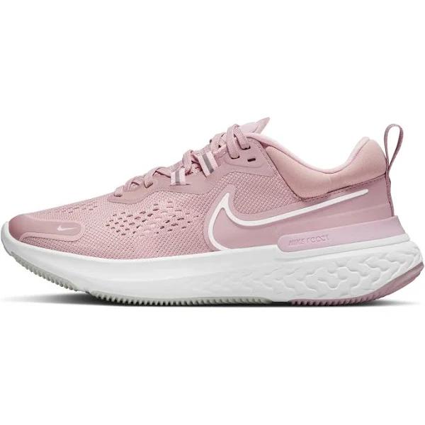 Nike React Miler 2 Womens Running Shoes Pink/White US 8.5