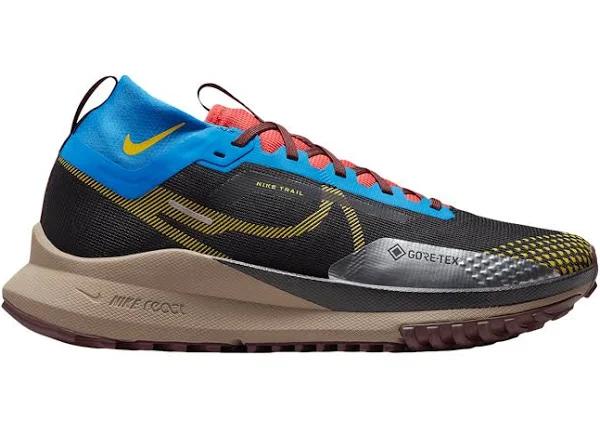 Nike React Pegasus Trail 4 GORE-TEX Black Vivid Sulfur Blue