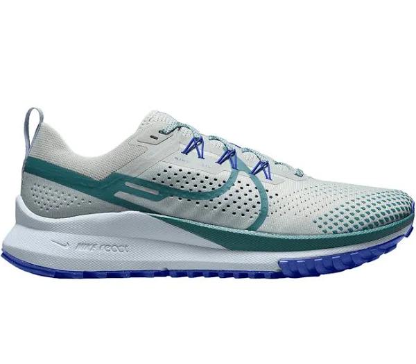 Nike React Pegasus Trail 4 Light Silver Racer Blue Football Grey Mineral Teal