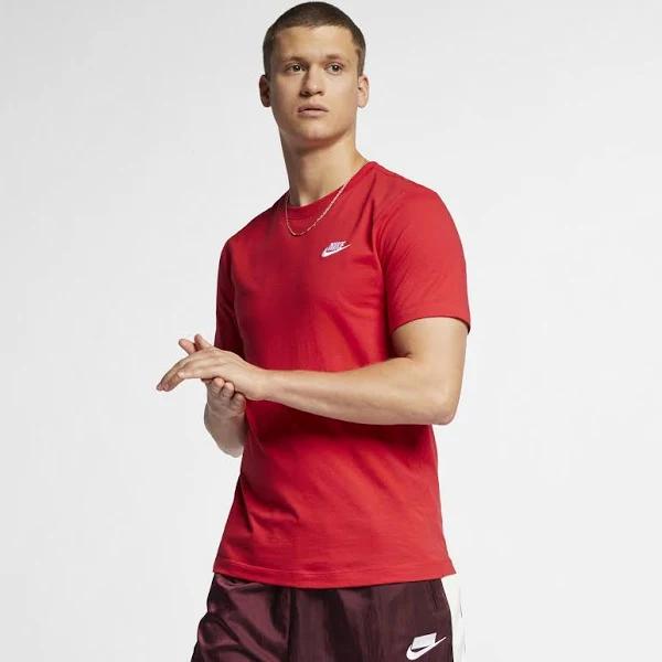 Nike Red Sportswear Club T-Shirt