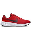 Nike Revolution 6 Older Kids' Road Running Shoes - Red