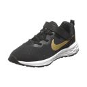 Nike Revolution 6 Younger Kids' Shoes - Black