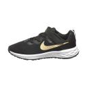 Nike Revolution 6 Younger Kids' Shoes - Black