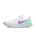 Nike Revolution White/Green Women's Running Shoes, Size: 5