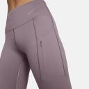 Nike Running Go Mid-Rise Tights - Purple Smoke/Black
