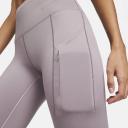 Nike Running Go Mid-Rise Tights - Purple Smoke/Black