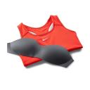 Nike Running Swoosh Sports Bra - Picante Red/White - XL