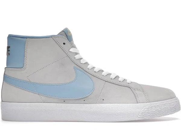 Nike SB Blazer Mid Soft Grey Baby Blue