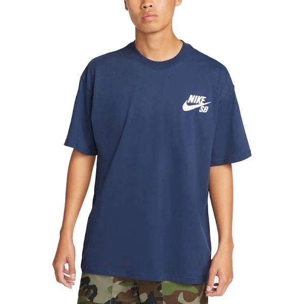 Nike SB Logo Skate T-Shirt Midnight Blue XL
