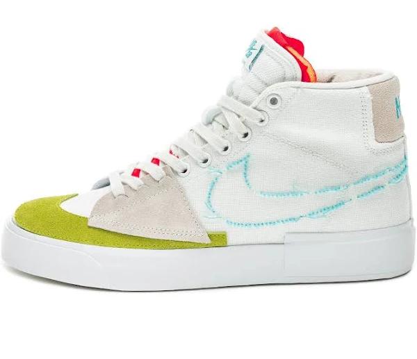 Nike SB Zoom Blazer Mid Edge Skate Shoe - White