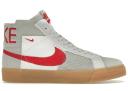 Nike SB Zoom Blazer Mid Premium Deconstructed White University Red Gum