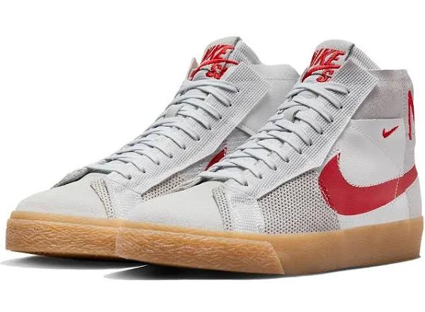 Nike SB Zoom Blazer Mid Premium Deconstructed White University Red Gum