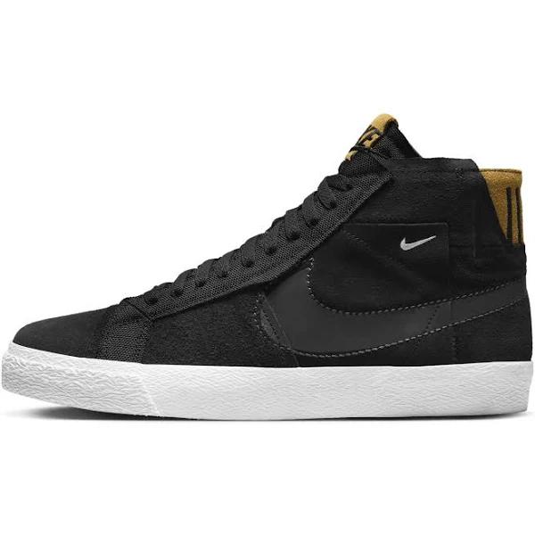 Nike SB Zoom Blazer Mid Premium Skate Shoes - Black