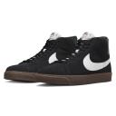 Nike SB Zoom Blazer Mid Skate Shoes, black, 6.5