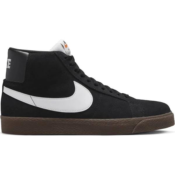 Nike SB Zoom Blazer Mid Skate Shoes, black, 6.5
