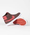 Nike SB Zoom Blazer Mid Skate Shoes, brown, 11.5