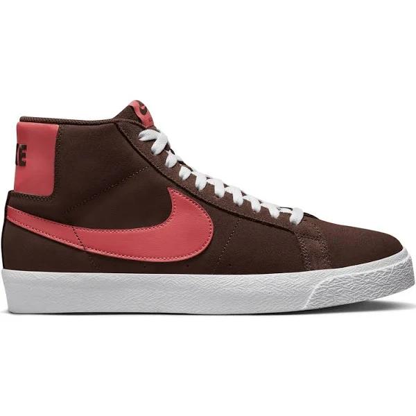 Nike SB Zoom Blazer Mid Skate Shoes, brown, 6.5