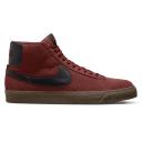 Nike SB Zoom Blazer Mid Skate Shoes, red, 6.5