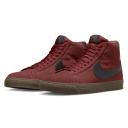 Nike SB Zoom Blazer Mid Skate Shoes, red, 6.5