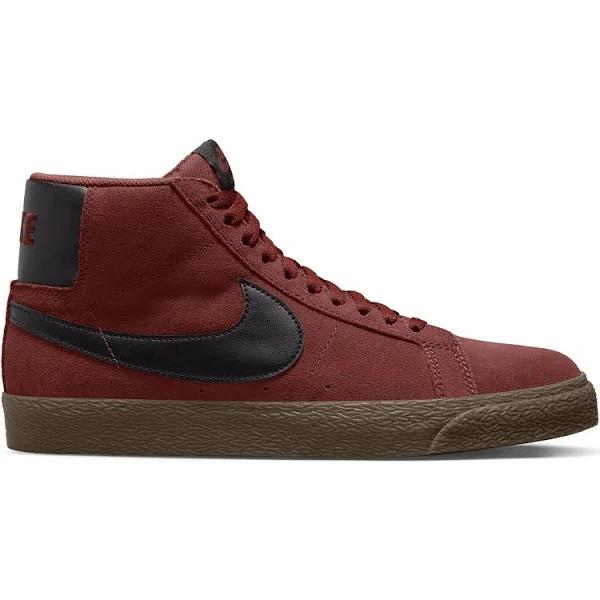 Nike SB Zoom Blazer Mid Skate Shoes, red, 6.5