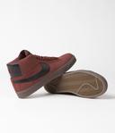 Nike SB Zoom Blazer Mid Skate Shoes, red, 7.5