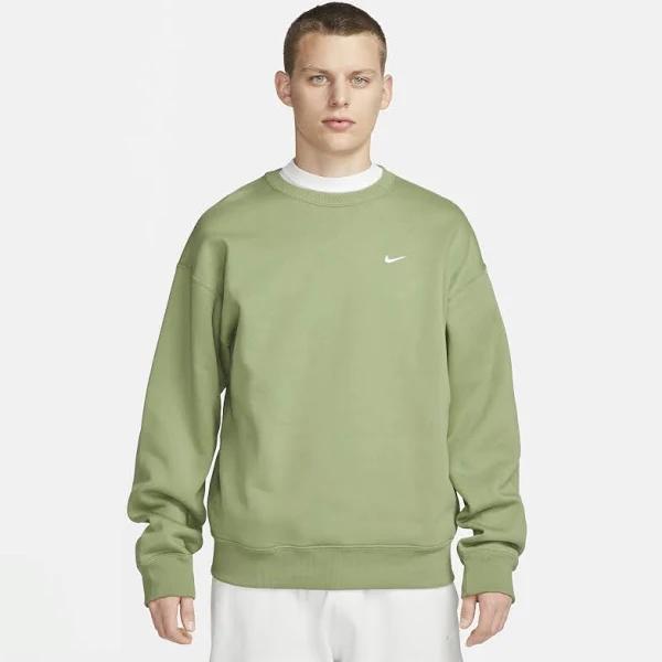Nike Solo Swoosh Men's Fleece Crew - 1 - Green