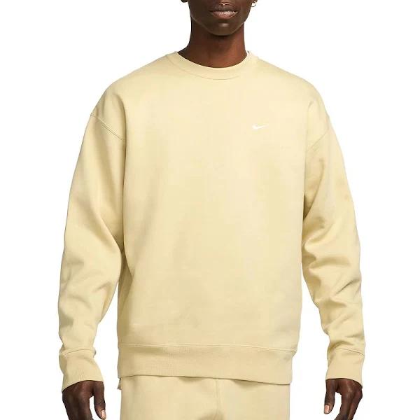 Nike Solo Swoosh Men's Fleece Crew - Brown